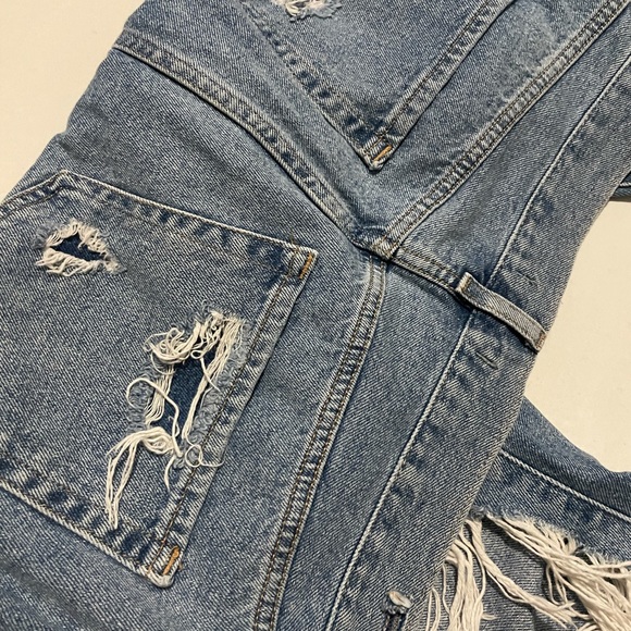 High waisted mom distressed jeans - Picture 4 of 4